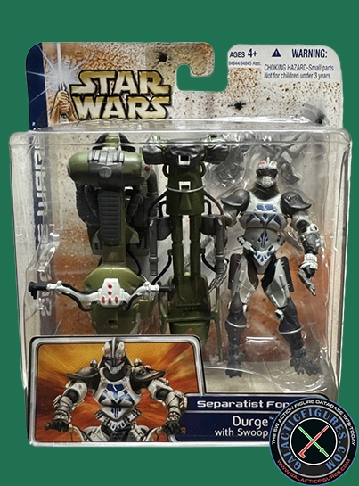 Durge With Swoop Bike Clone Wars 2D Micro-Series (Realistic Style)
