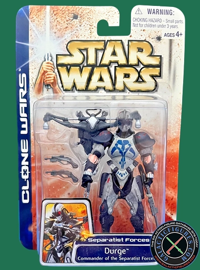 Durge Commander Of The Separatist Forces Clone Wars 2D Micro-Series (Realistic Style)