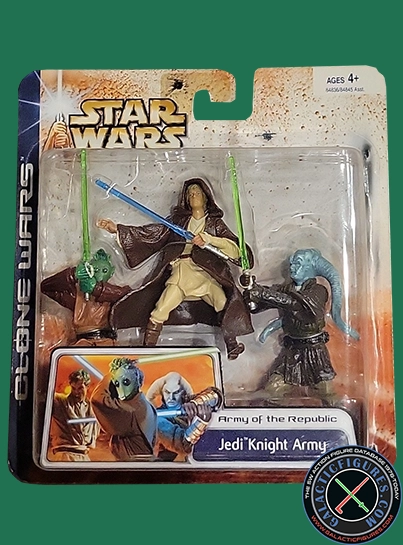 Rodian Jedi Knight 3-Pack Jedi Knight Army Clone Wars 2D Micro-Series (Realistic Style)