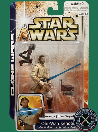 Obi-Wan Kenobi General Of The Republic Army Clone Wars 2D Micro-Series (Realistic Style)
