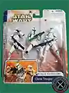 Clone Trooper 3 Pack #4 (with all white armored clone troopers and clone sergeant) Clone Wars 2D Micro-Series (Realistic Style)