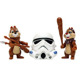 Chip Series 3 - Chip And Dale As Ewoks