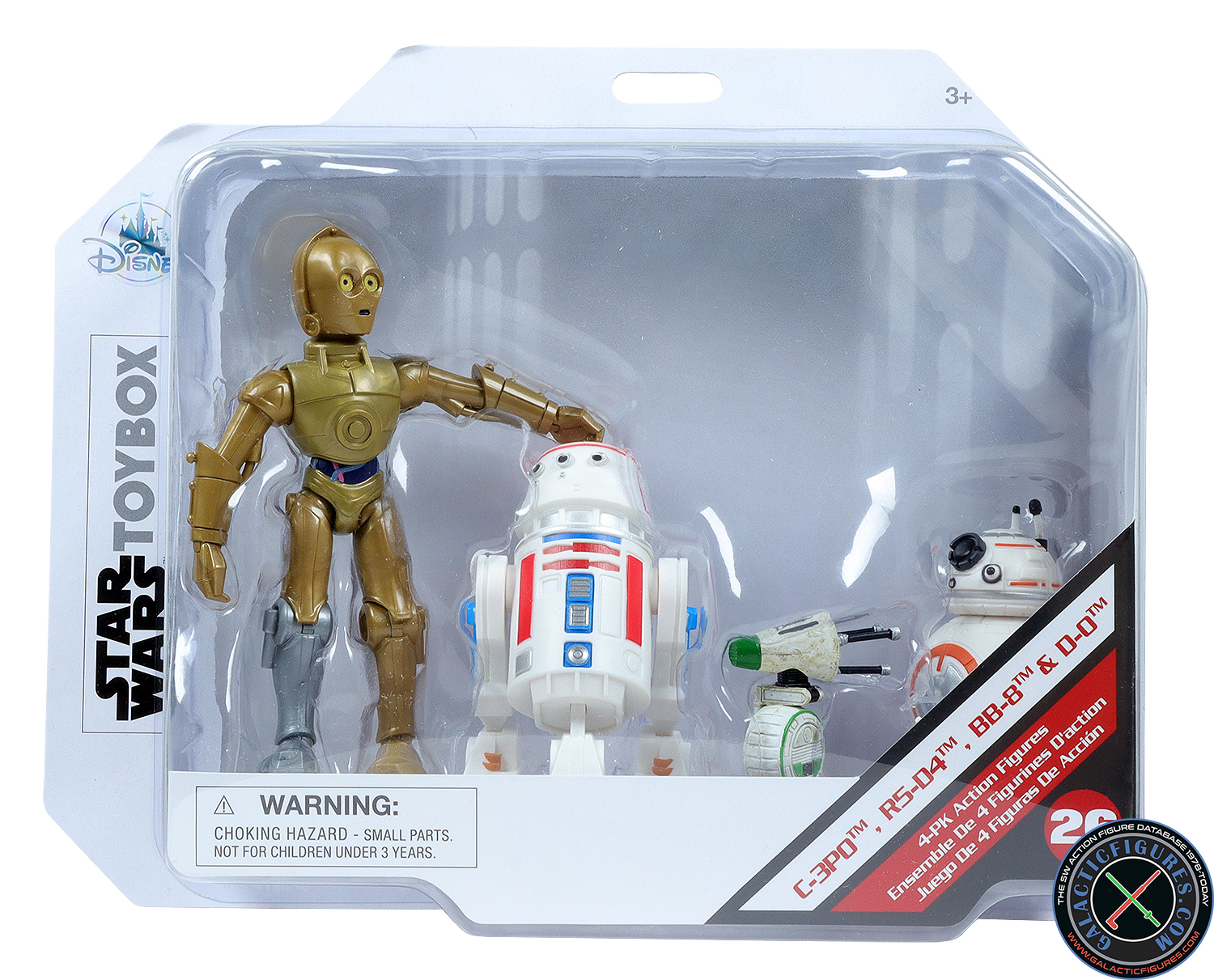 D-0 4-Pack With C-3PO, R5-D4 And BB-8