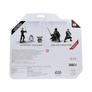 Luke Skywalker 3-Pack With Grogu And R2-D2
