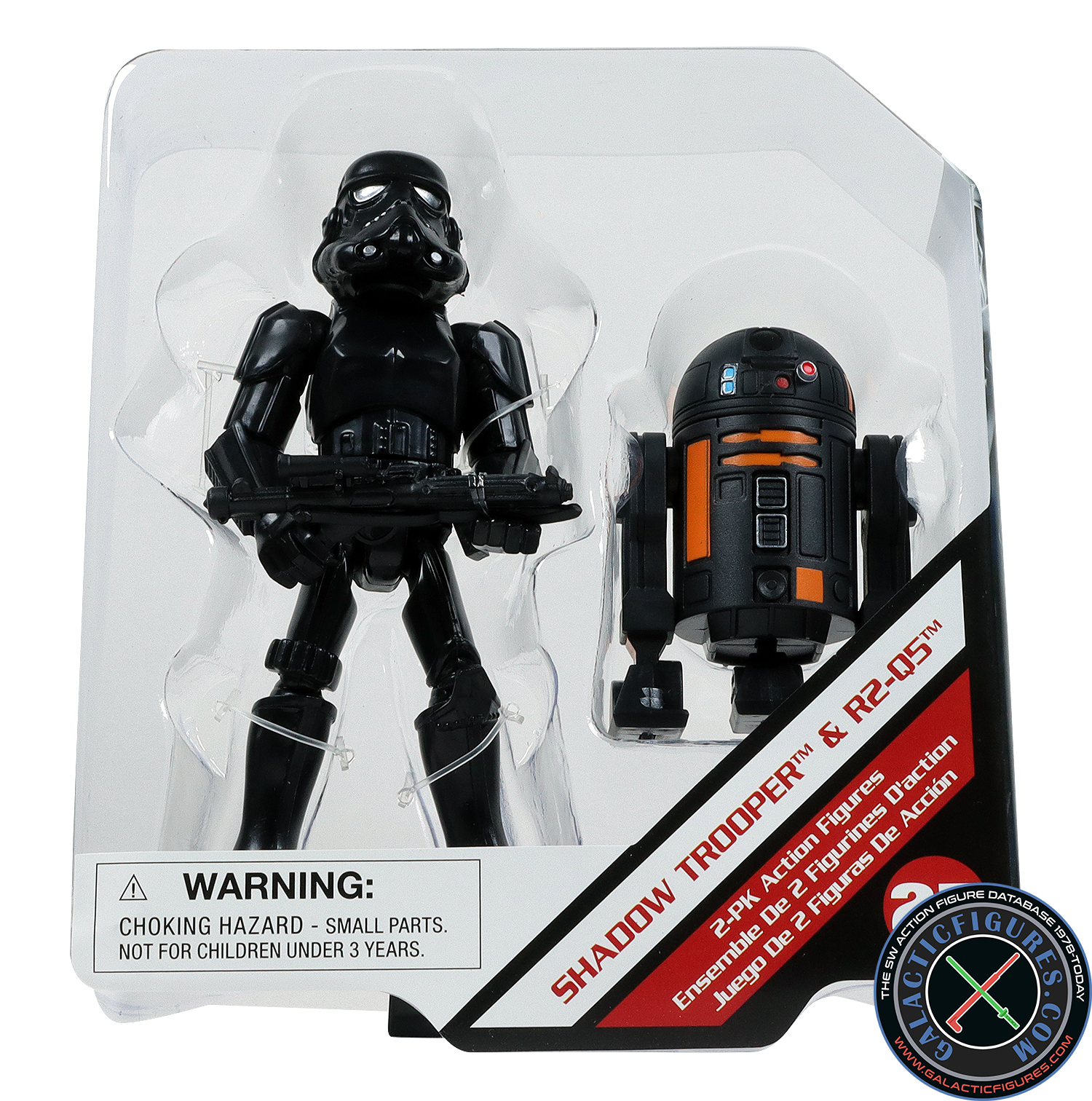 R2-Q5 2-Pack With Shadow Stormtrooper