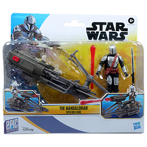 Din Djarin With Speeder Bike