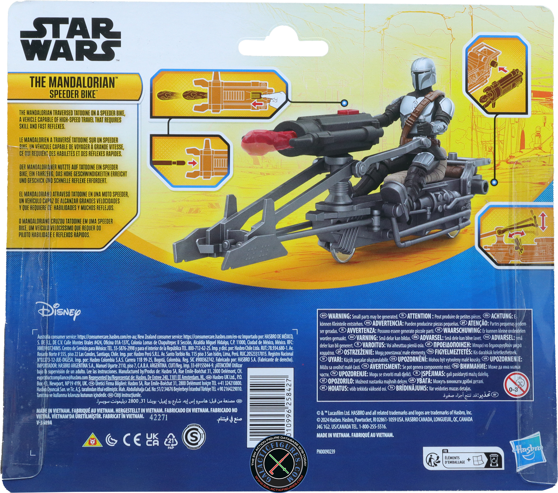 Din Djarin With Speeder Bike