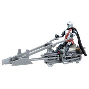 Din Djarin With Speeder Bike