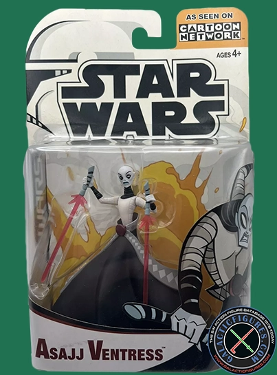 Asajj Ventress Tartakovsky Clone Wars Clone Wars 2D Micro-Series (Animated Style)