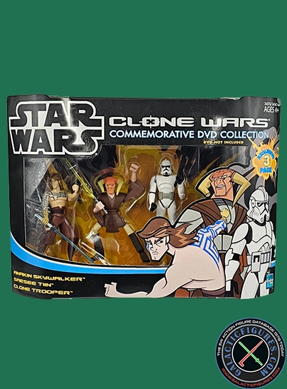 Saesee Tiin Commemorative DVD 3-Pack 2005 Set #2 Clone Wars 2D Micro-Series (Animated Style)
