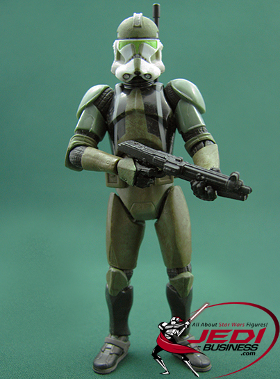 Clone Commander Green Star Wars Revenge Of The Sith Collection 2005 