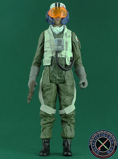 A-Wing Pilot With Red Squadron A-Wing Fighter
