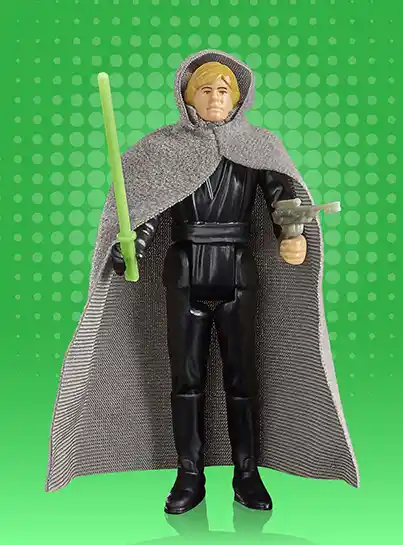 Luke Skywalker figure, retrobasic