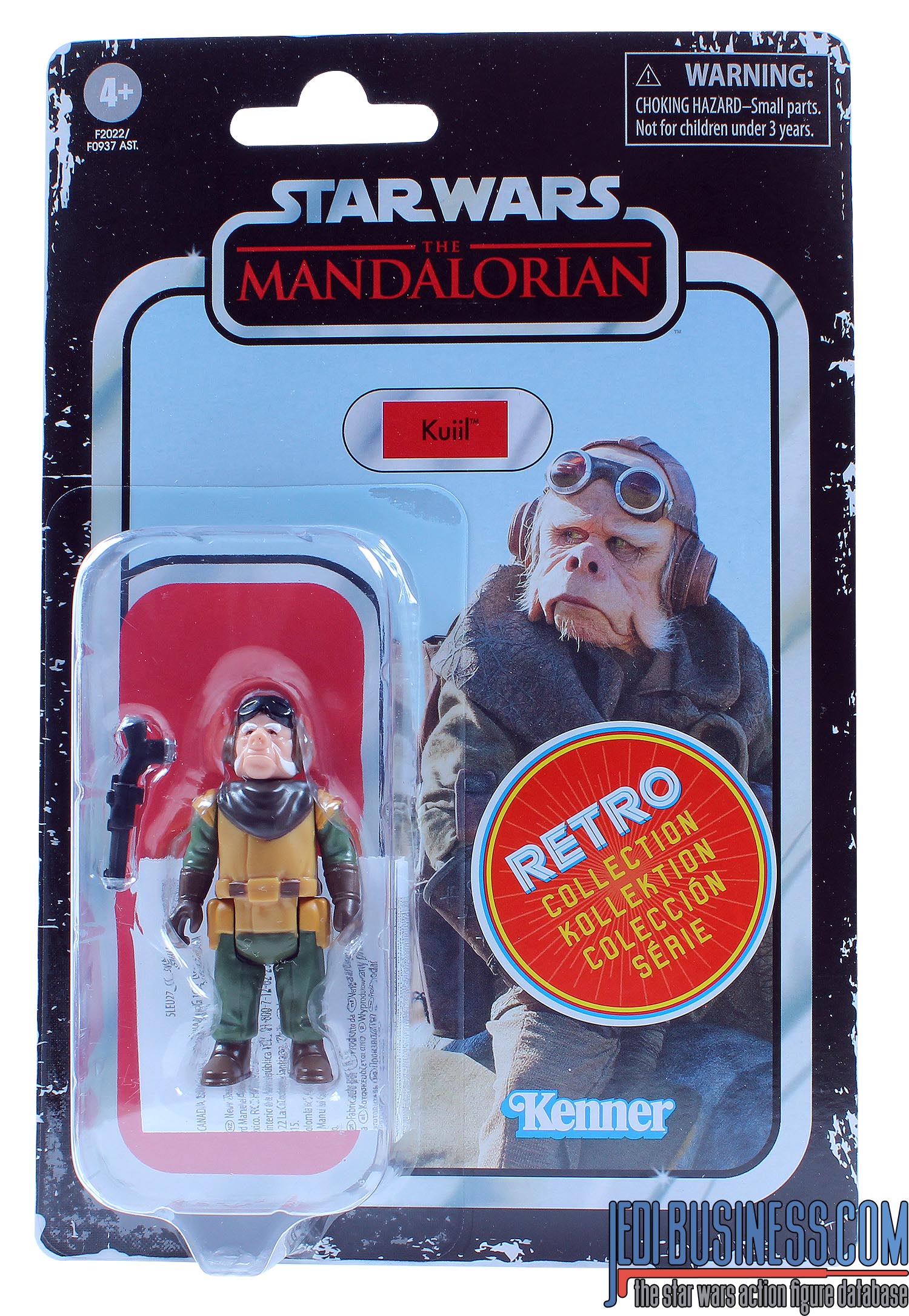 Action Figure Star Wars The Vintage Collection - Kuiil (Esclusivo) The Mandalorian, Colore Cranberry, Scala 3,75 Pollici, Hasbro