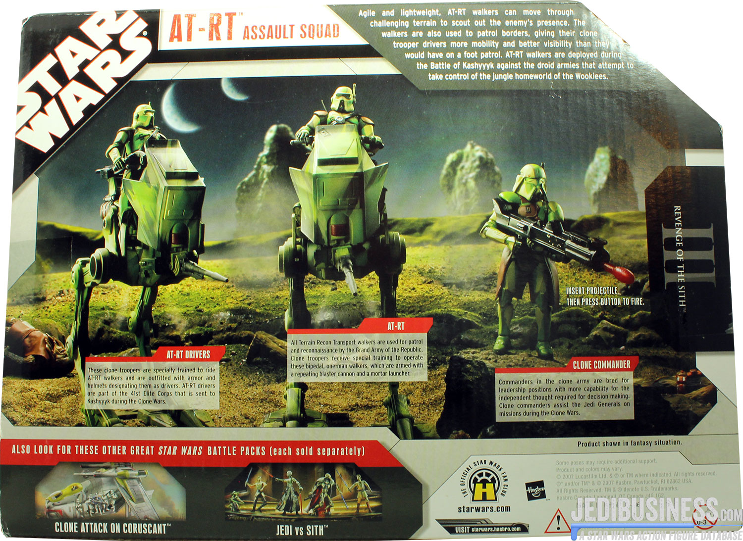 AT-RT Clone Commander AT-RT Assault Squad 3-Pack
