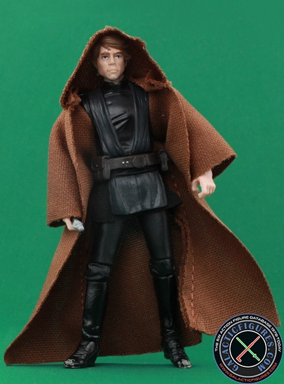 Luke Skywalker figure, blackthree