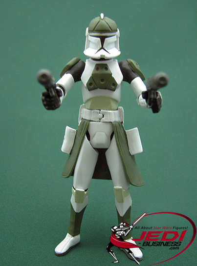 Hasbro Star Wars ROTS Clone Commander In Battle Gear Action Figure GREEN