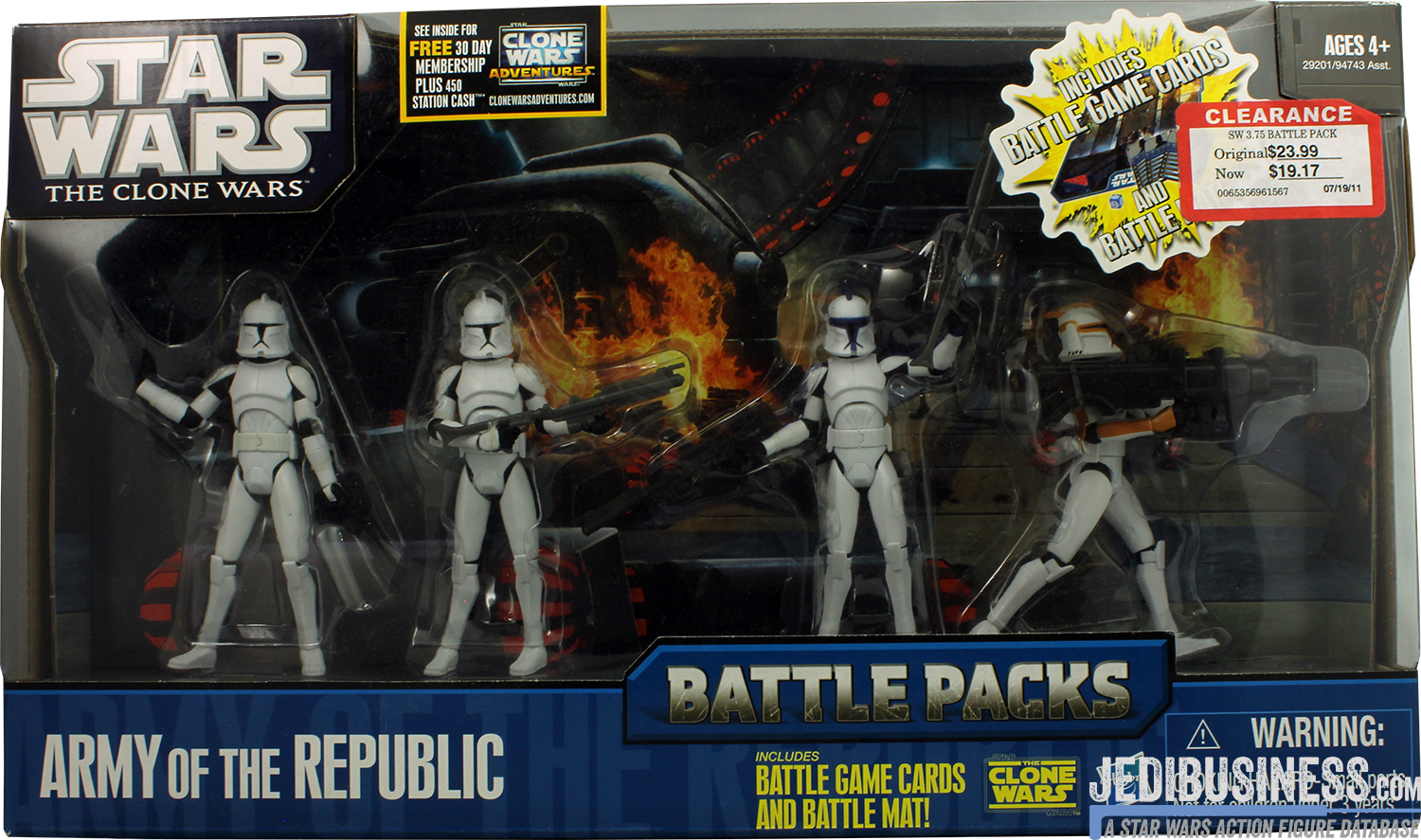 Clone Trooper Army Of The Republic 4-Pack