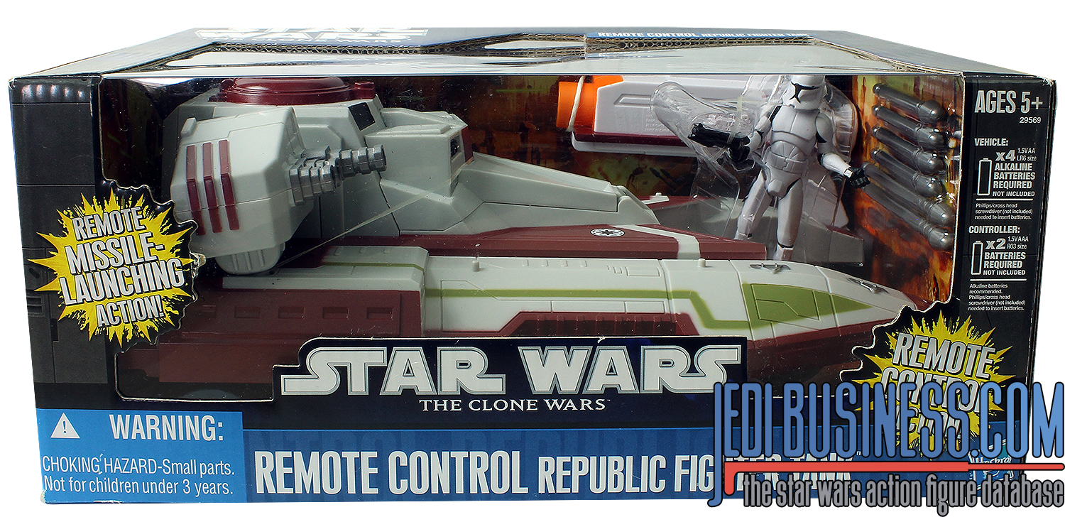 Clone Trooper With RC Republic Fighter Tank