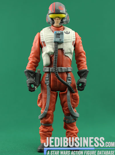 Hasbro Star Wars POE DAMERON X-WING Head White For 3.75" Inch Action Figure 