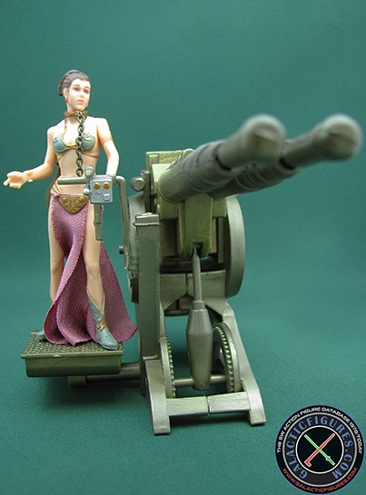 Princess Leia Organa With Jabba's Sail Barge Cannon Power Of The Jedi