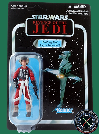 Keyan Farlandar B-Wing Pilot Star Wars The Vintage Collection