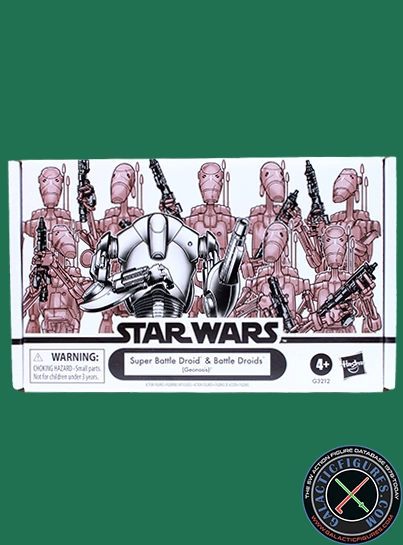 Super Battle Droid Super Battle Droid & Battle Droids 4-Pack (Geonosis) Star Wars The Vintage Collection