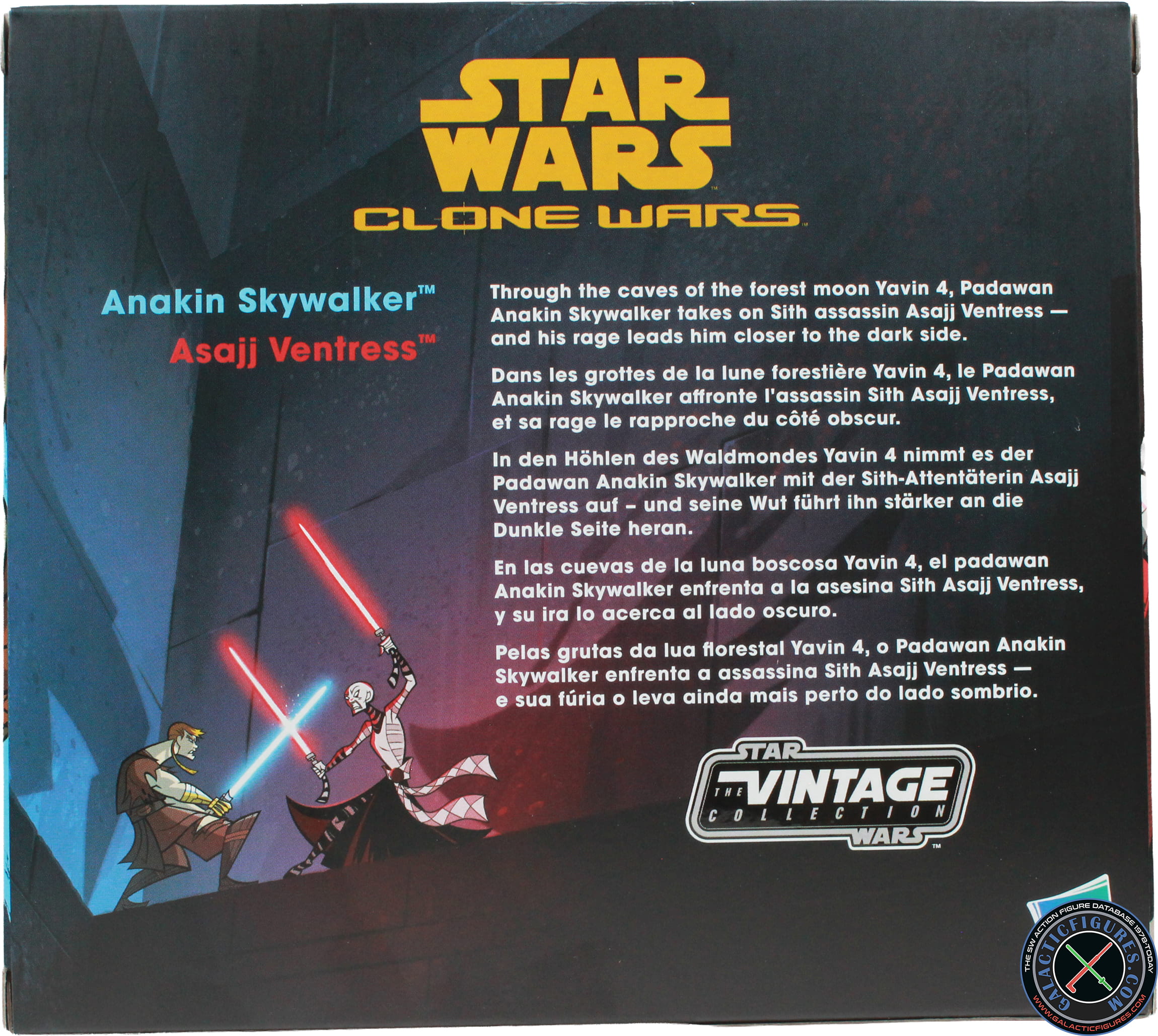 Anakin Skywalker 2-Pack Anakin Skywalker / Asajj Ventress