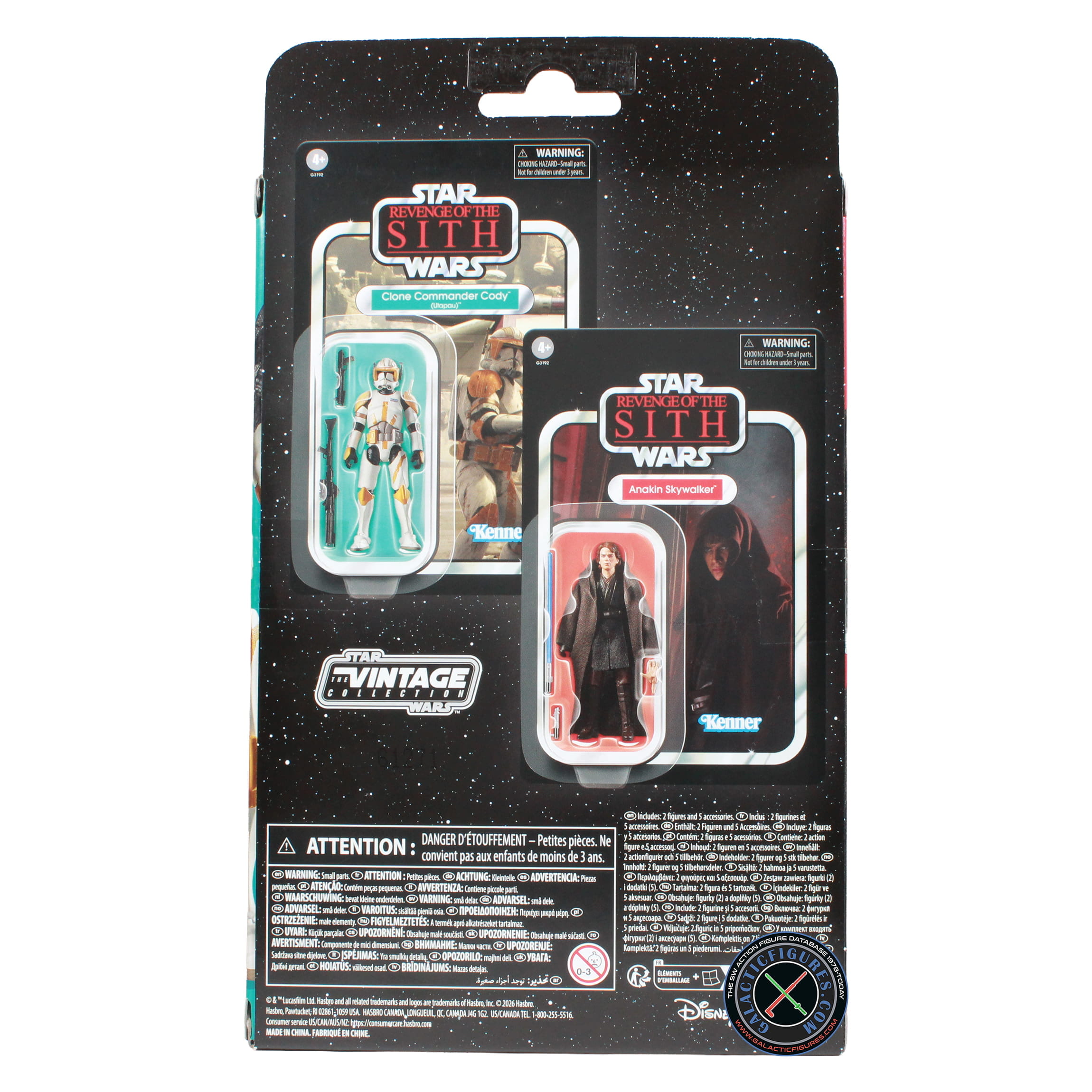 Commander Cody Anakin Skywalker & Clone Commander Cody 2-pack