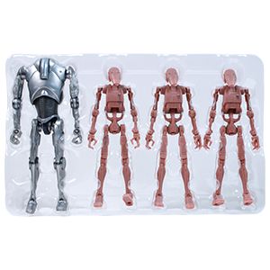 Super Battle Droid Super Battle Droid & Battle Droids 4-Pack (Geonosis)
