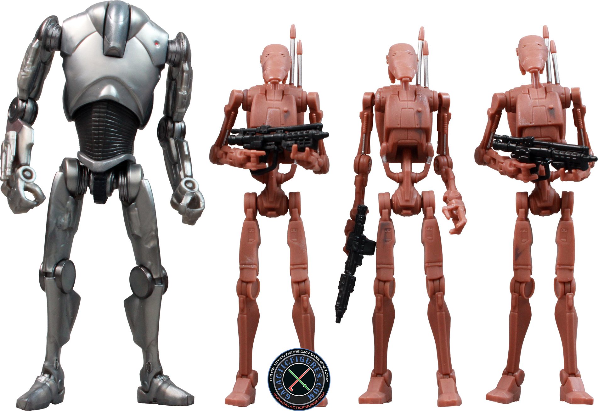 Super Battle Droid Super Battle Droid & Battle Droids 4-Pack (Geonosis)