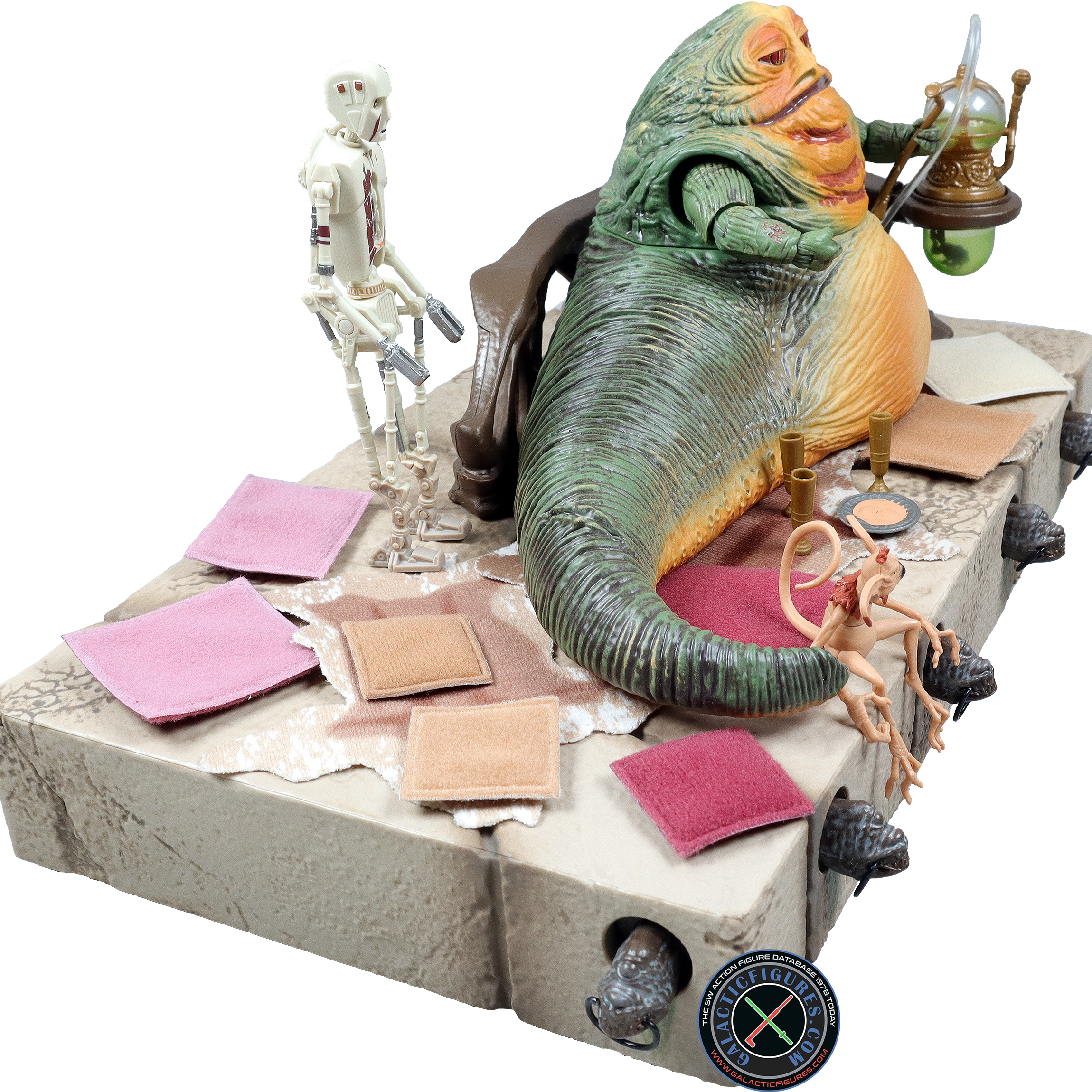 Jabba The Hutt 3-Pack With 8D8 & Salacious B. Crumb