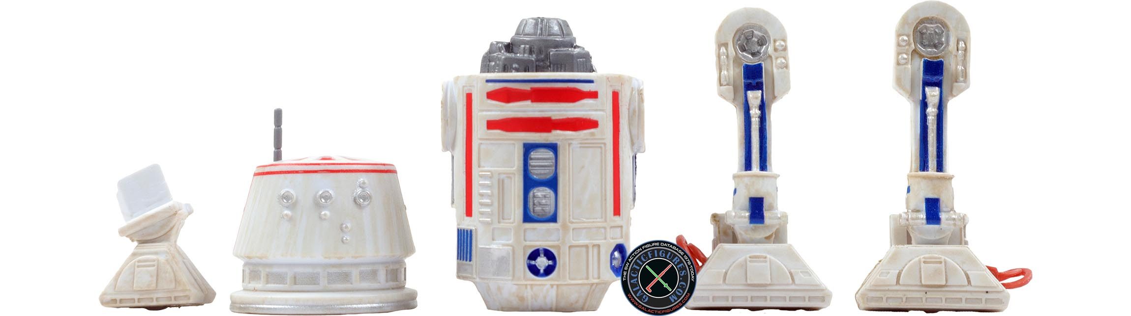 thumbnail image 2 of Vintage Star Wars R2-D2 R5-D4 Replacement Stickers – 14 Machine-Cut Decals For Kenner Figures 2 of 6