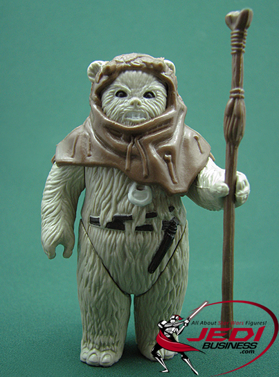 Vintage 1983 Star Wars Chief Chirpa Ewok Action Figure ROTJ with Headdress 