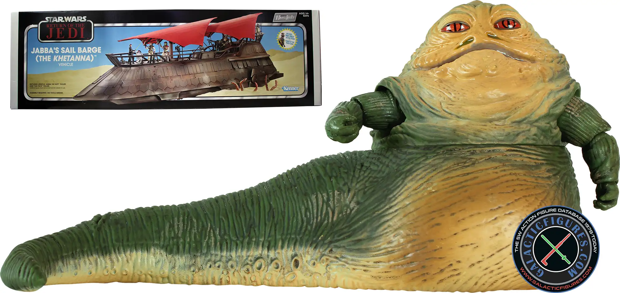 The Vintage Collection Jabba The Hutt with the Sail Barge