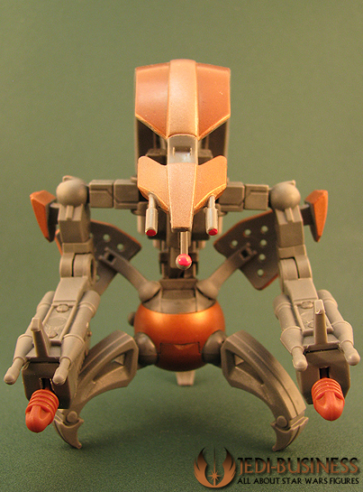 Action Figure Star Wars Destroyer Droid 3.75" Con Scudo E Moneta Da Collezione, Giocattolo Per Bambini 4+