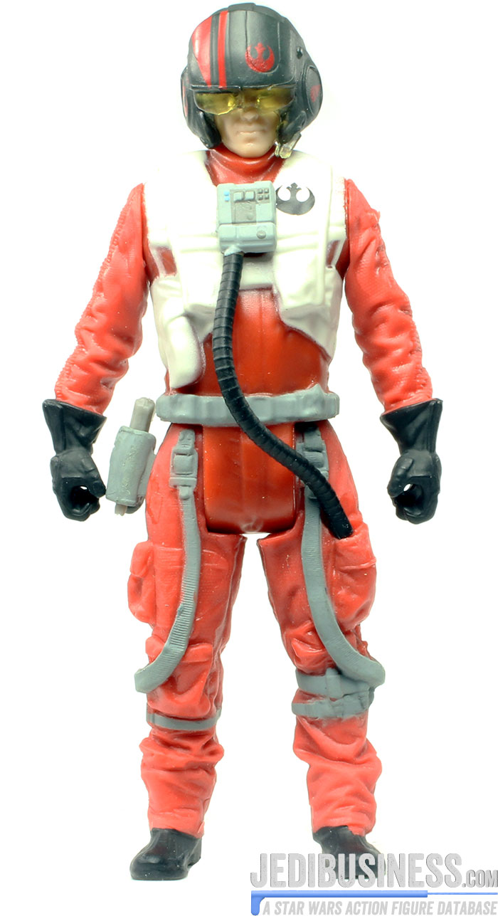 Poe Dameron With Poe's X-Wing Fighter