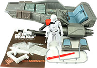Snowtrooper Officer With First Order Snowspeeder