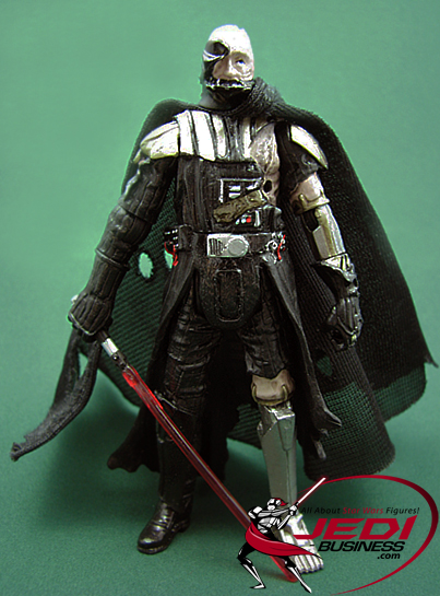 battle damaged darth vader figure