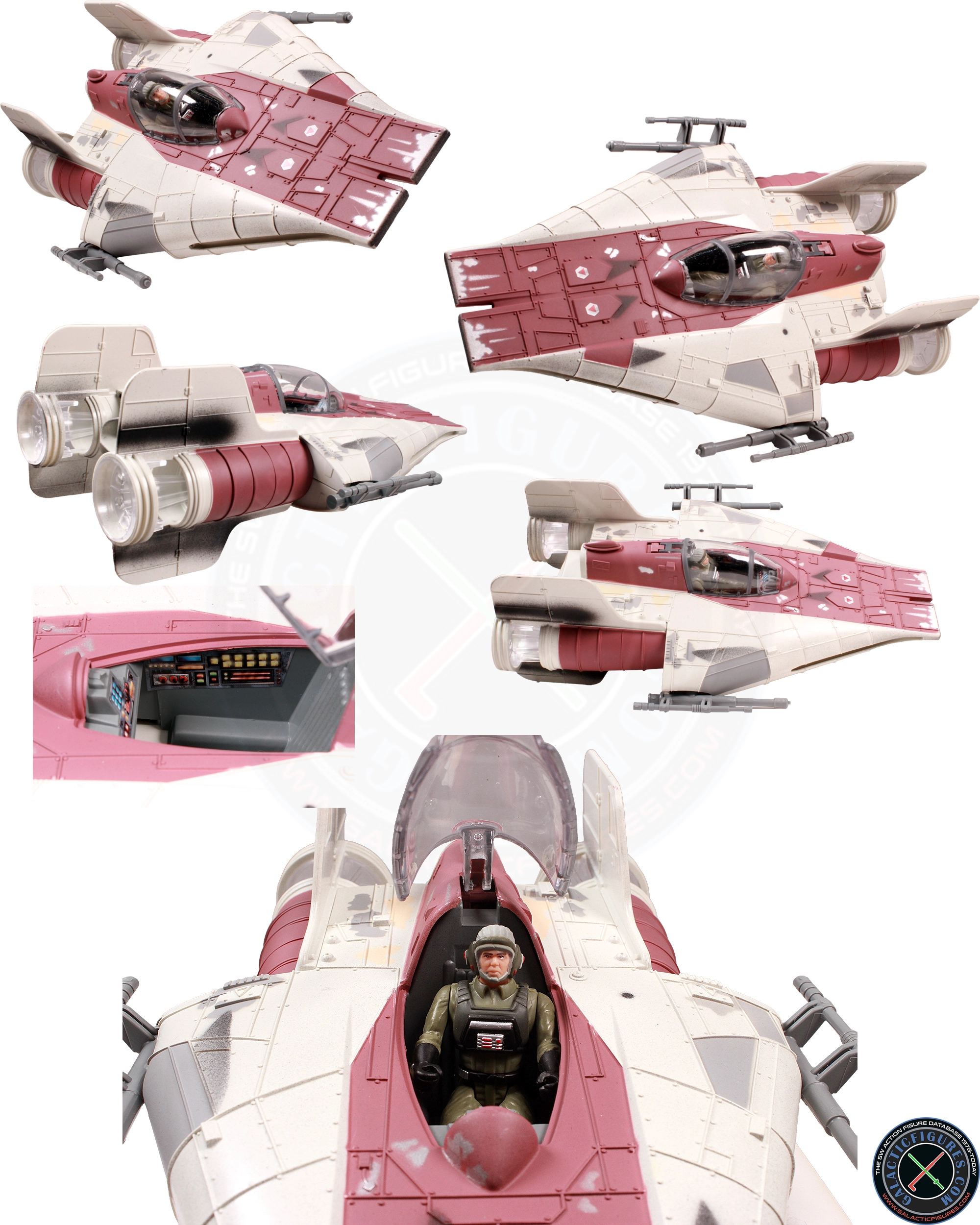 Power of the Force A-Wing fighter