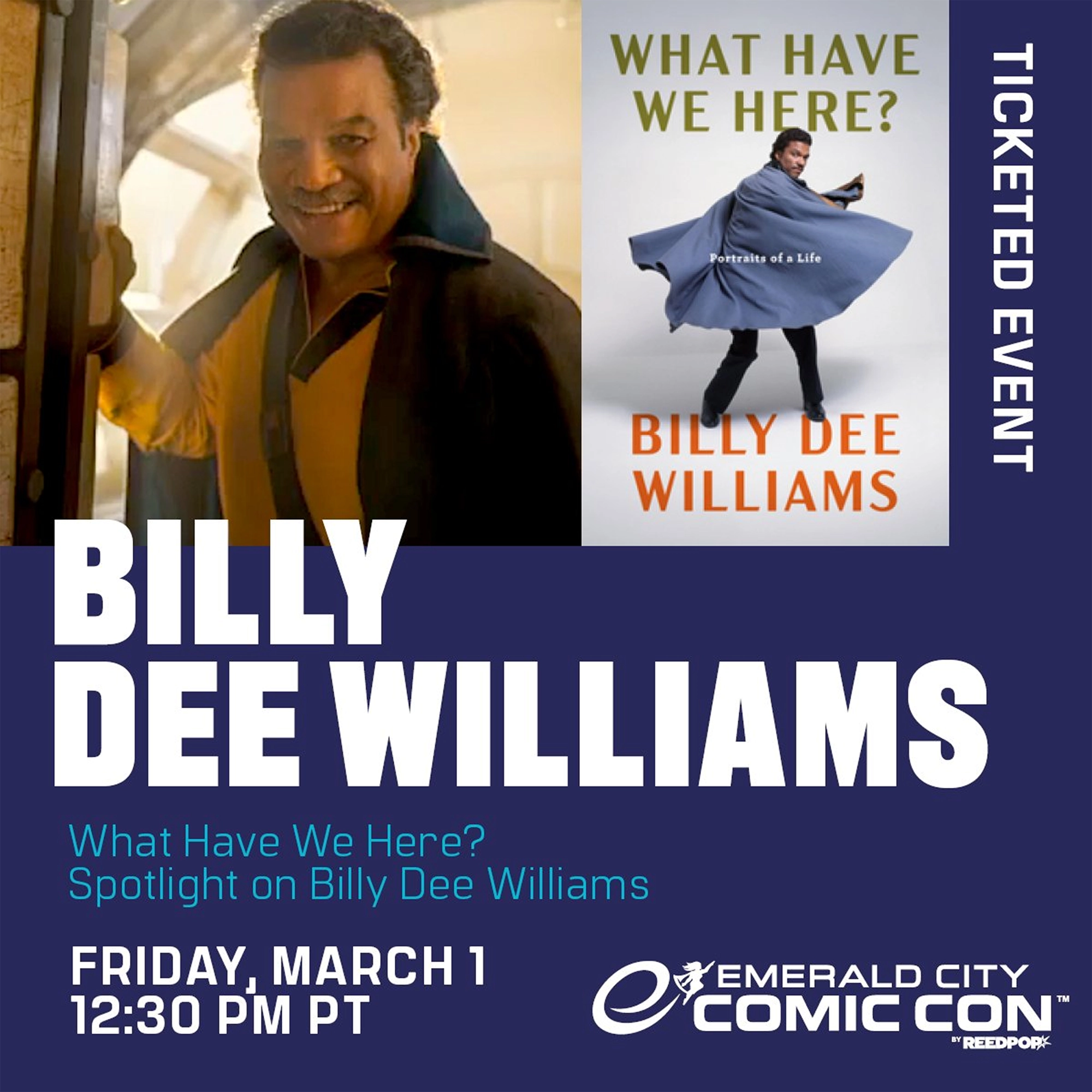 Emerald City Comic Con Billy Dee Williams
