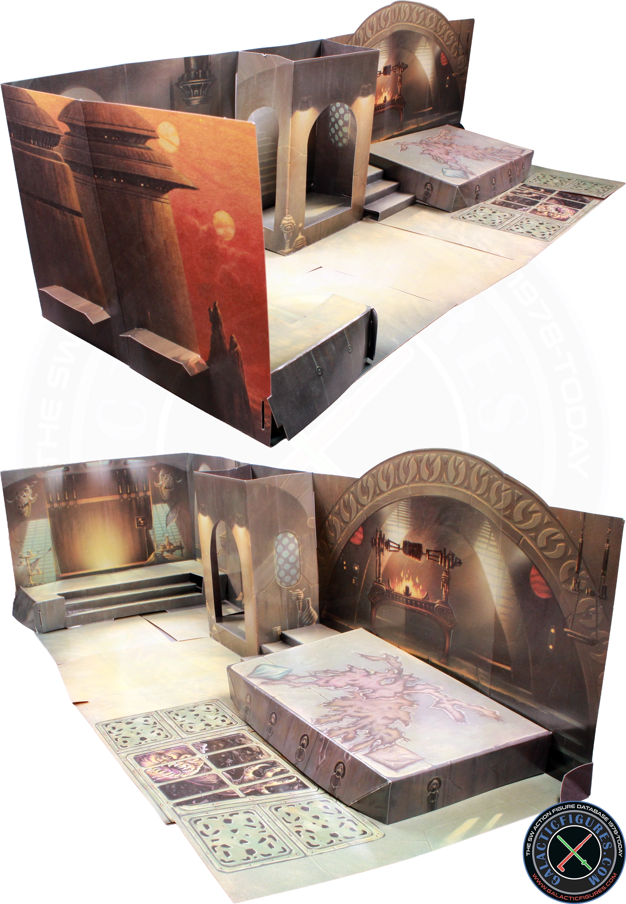 Jabba the Hutt 3D diorama