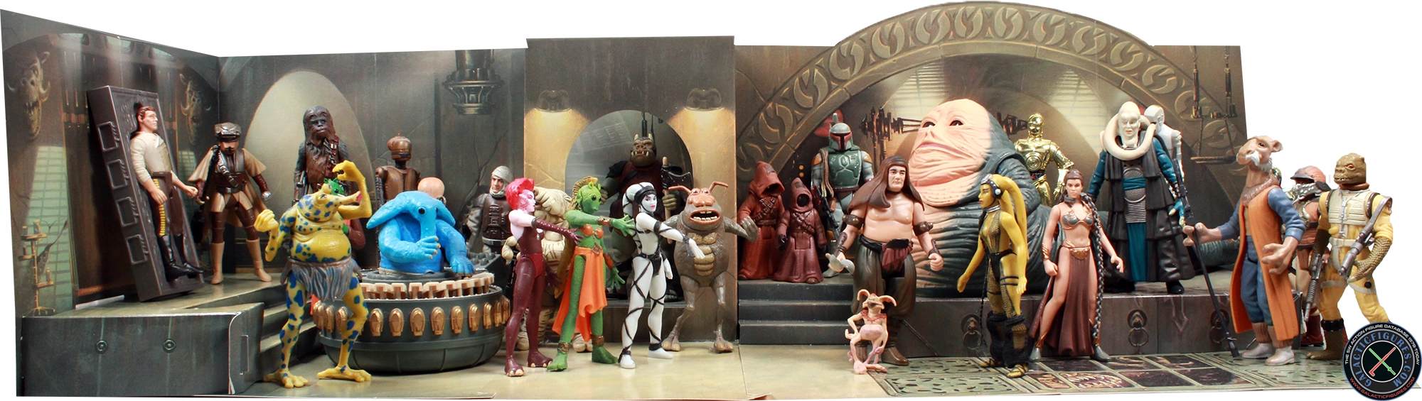 Jabba the Hutt 3D diorama