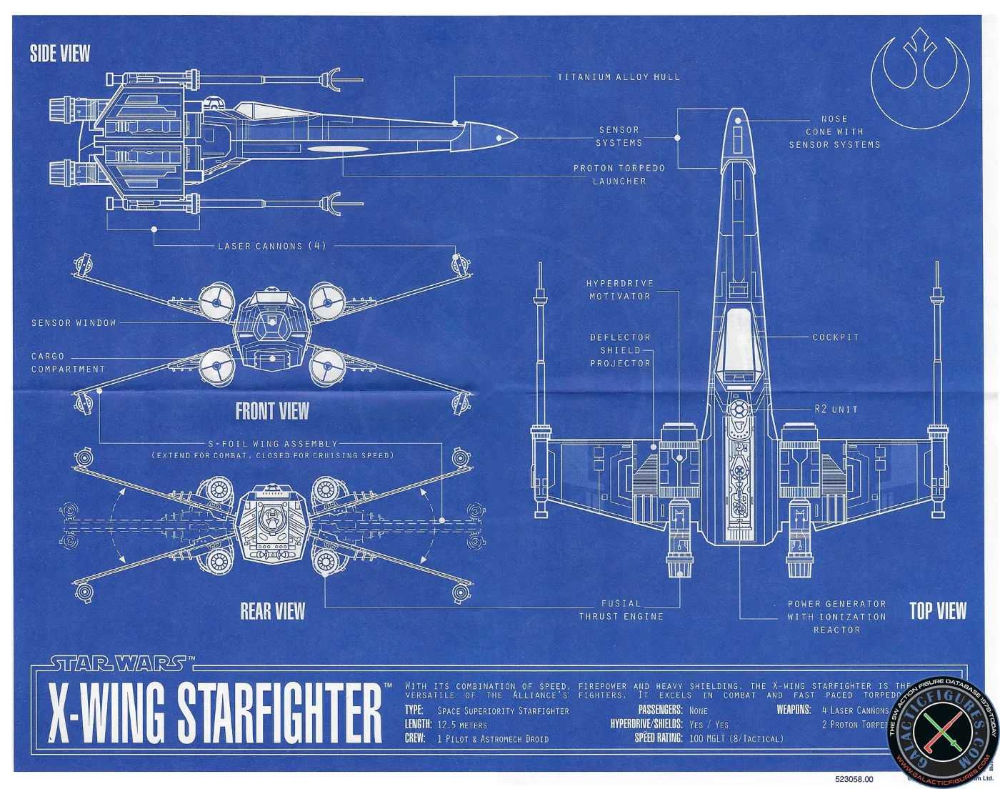 Power Of The Force X-Wing Fighter