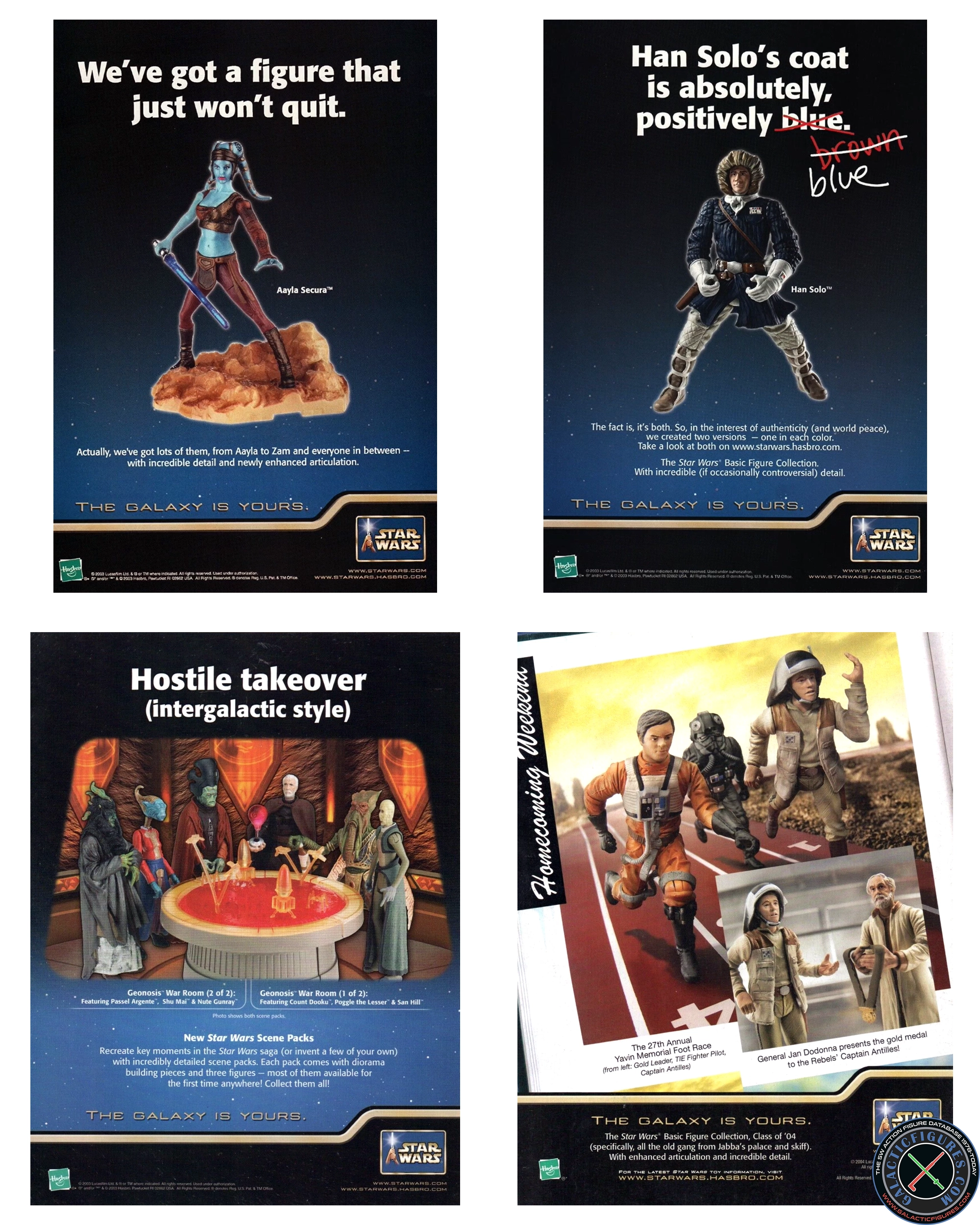 Star Wars Action Figure Print Ad