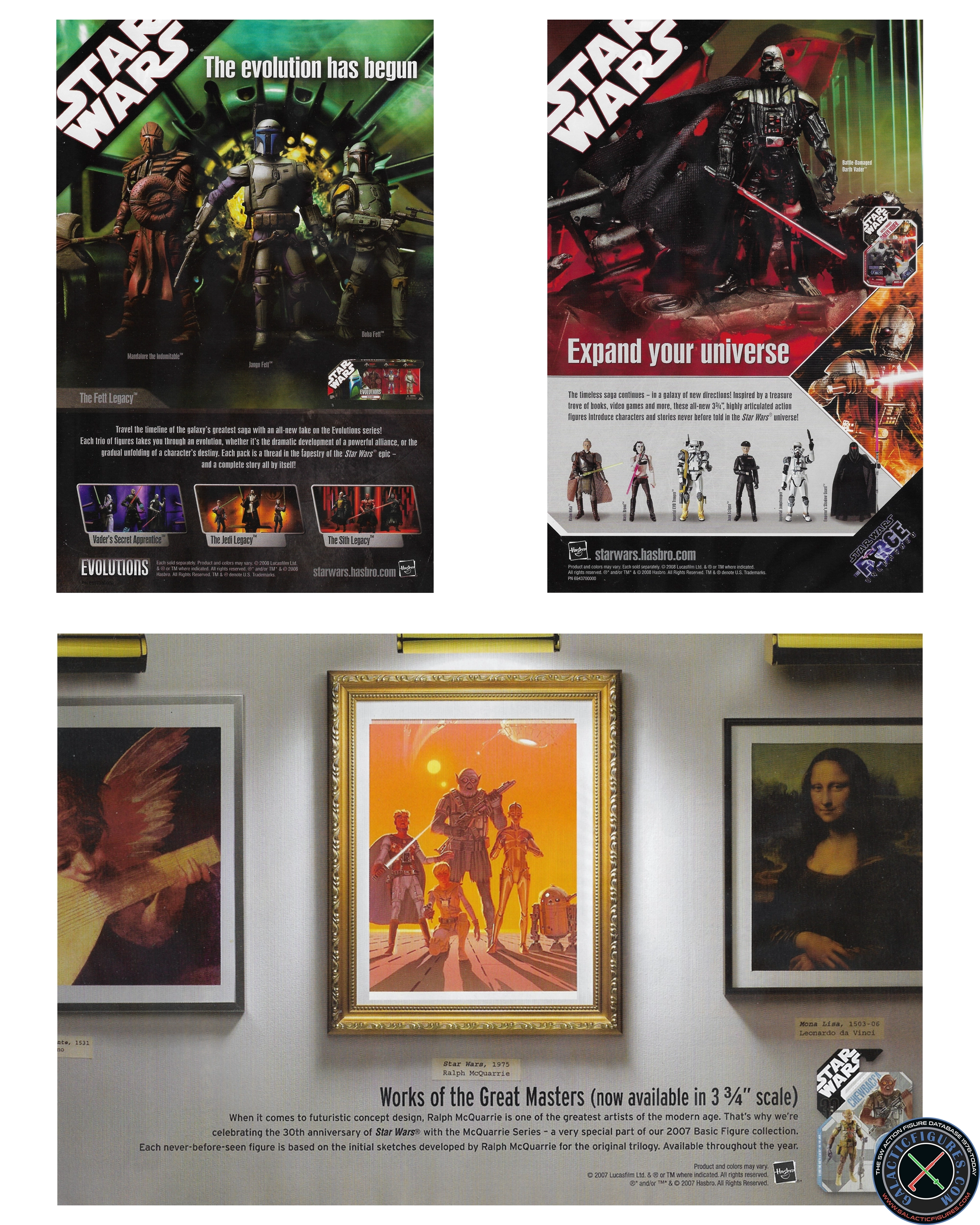 Star Wars Action Figure Print Ad