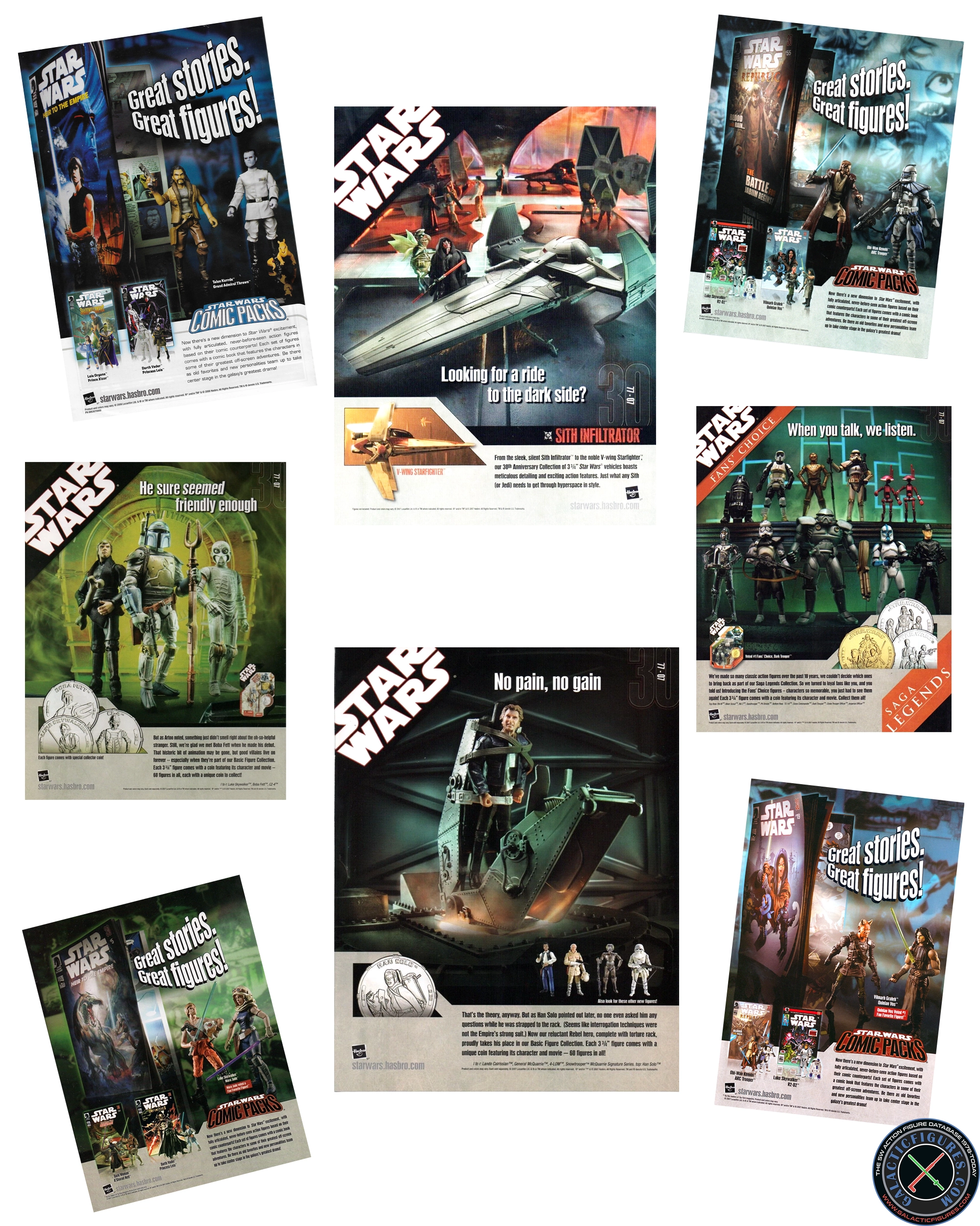 Star Wars Action Figure Print Ad