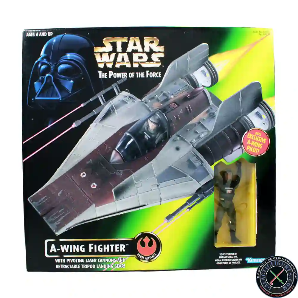 スターウォーズ　A-WING FIGHTER ケナー　ハズブロー The Power Of The Force A-Wing Fighter | GalacticFigures.com