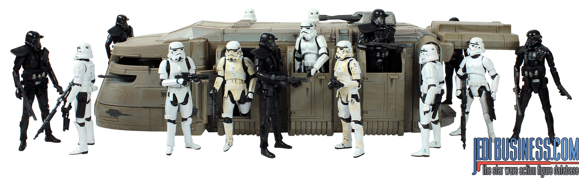 Imperial Troop Transport with Death Troopers and Stormtroopers