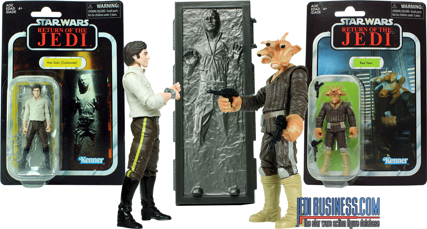 Jabbas Palace Star Wars Vintage Collection Han Solo Carbonite 